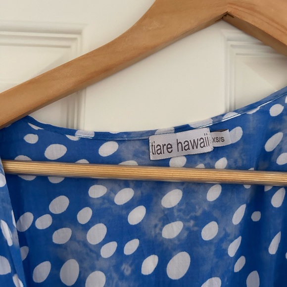 South Moon Under blue/white polka dot romper. Size XS/S. worn once. - Picture 2 of 2